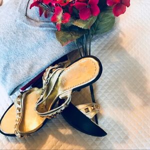 Colin Stuart ~ golden glam studded 👠